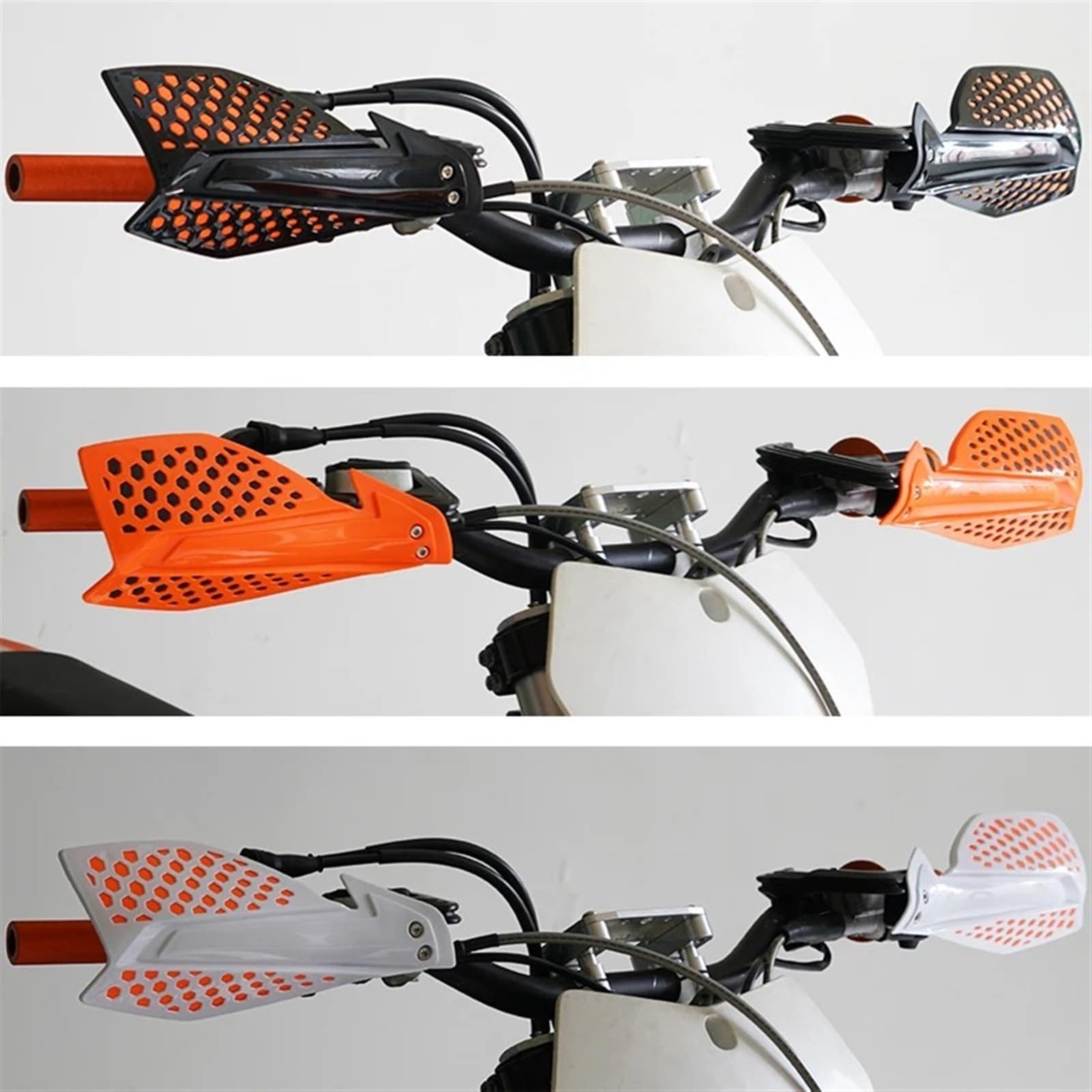 Acerbis X-Elite Handkappen Rood / Wit voor E-Bike/Mountainbike/minicross