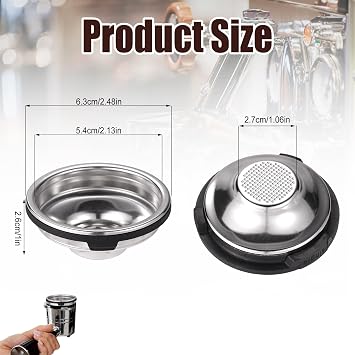 2pcs Single Cup Filter Baskets Compatible with Ninja Luxe Cafe ES701