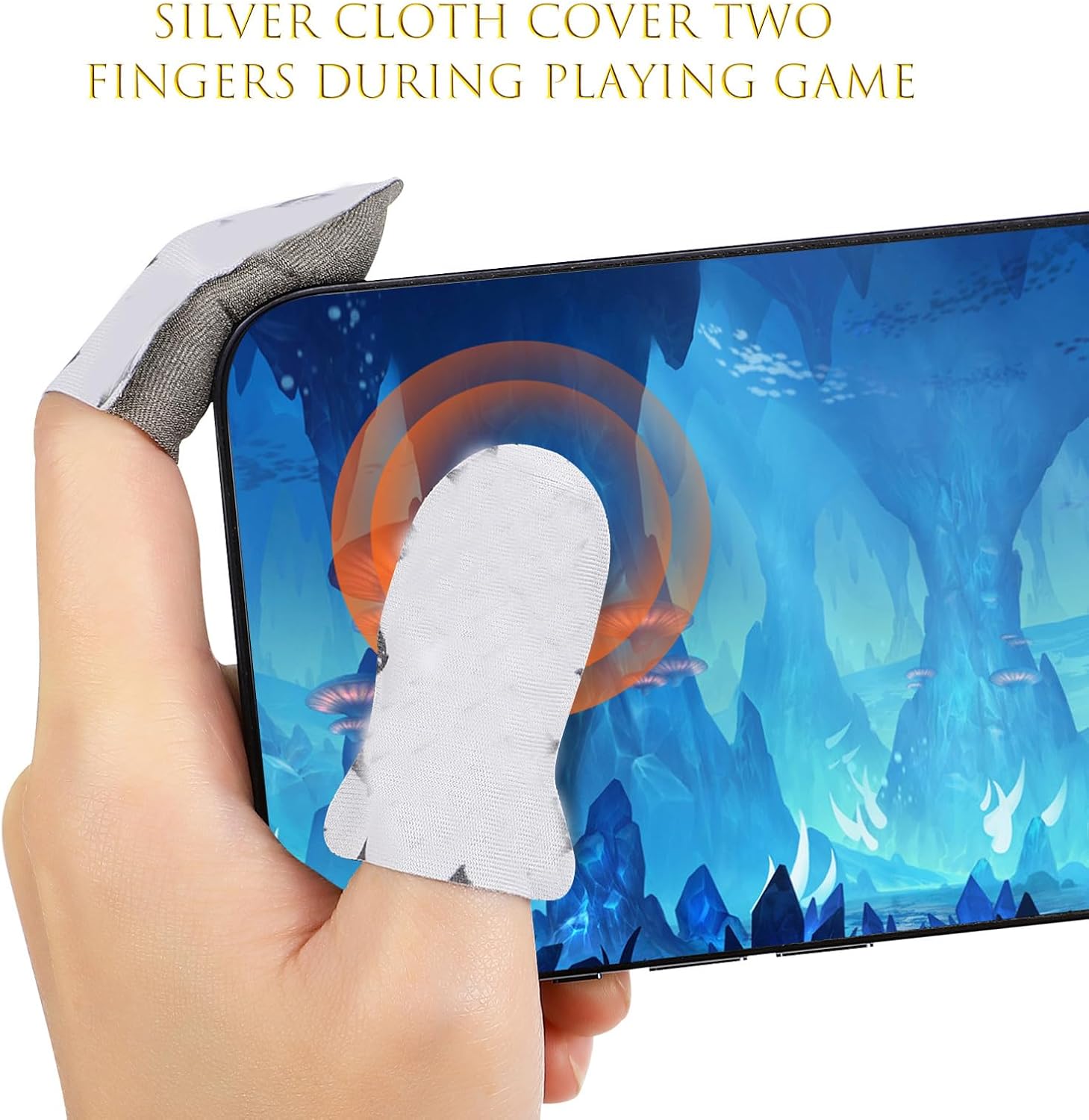 SHOWERORO Mobile Game Controller Triggers with Cable for Phone High Sensitivity Gaming Accessories for FPS