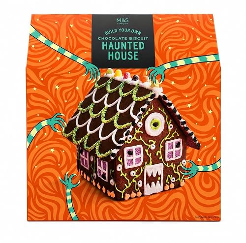 Haunted House Kit Halloween Build Your Own Chocolate Biscuit House