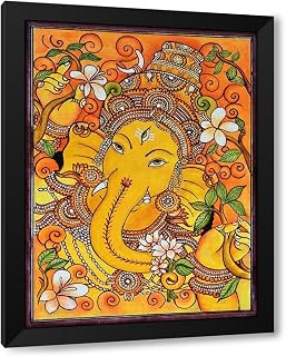 ArtDirect Kerala Mural Painting Custom Framed Art Print Giclee Print or Canvas Options with Various Sizes and Customization by Tradelink Inhouse Artist