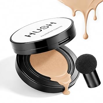Perfect Cushion Foundation No.23 Natural Beige for Light with Neutral Skin Tone,Cosmetic Glow Foundation,Air Cushion CC Cream - Easy Application for All Skin Types