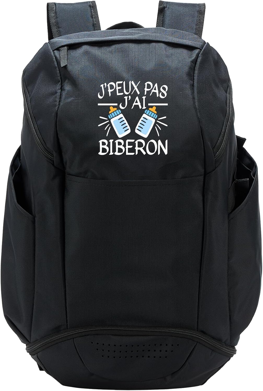 Je Peux pas J'Ai Baby Feeding Bottle Humour Gift from Parents Sport Backpack