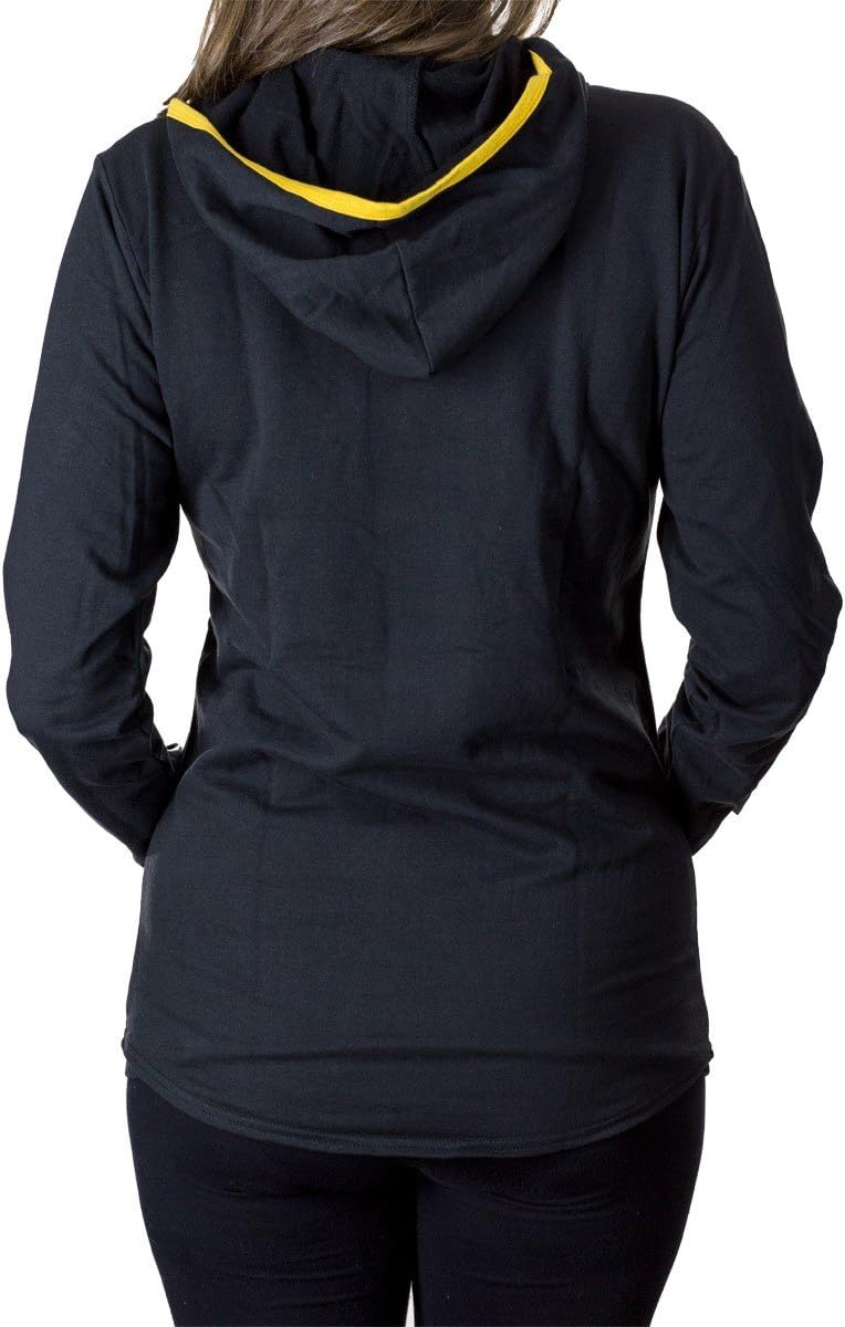 NHL Ladies Official Team Logo French Terry Cover Up Fashion Hoodie Tunic - Image 3