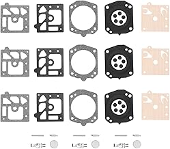 Othmro 3 Sets Carburetor Rebuild Kit MS361 K10-HD for Stihl Husqvarna Jonsered Chainsaw 027 362 2065 Lawn Mower Accessories Outdoor Power Tools