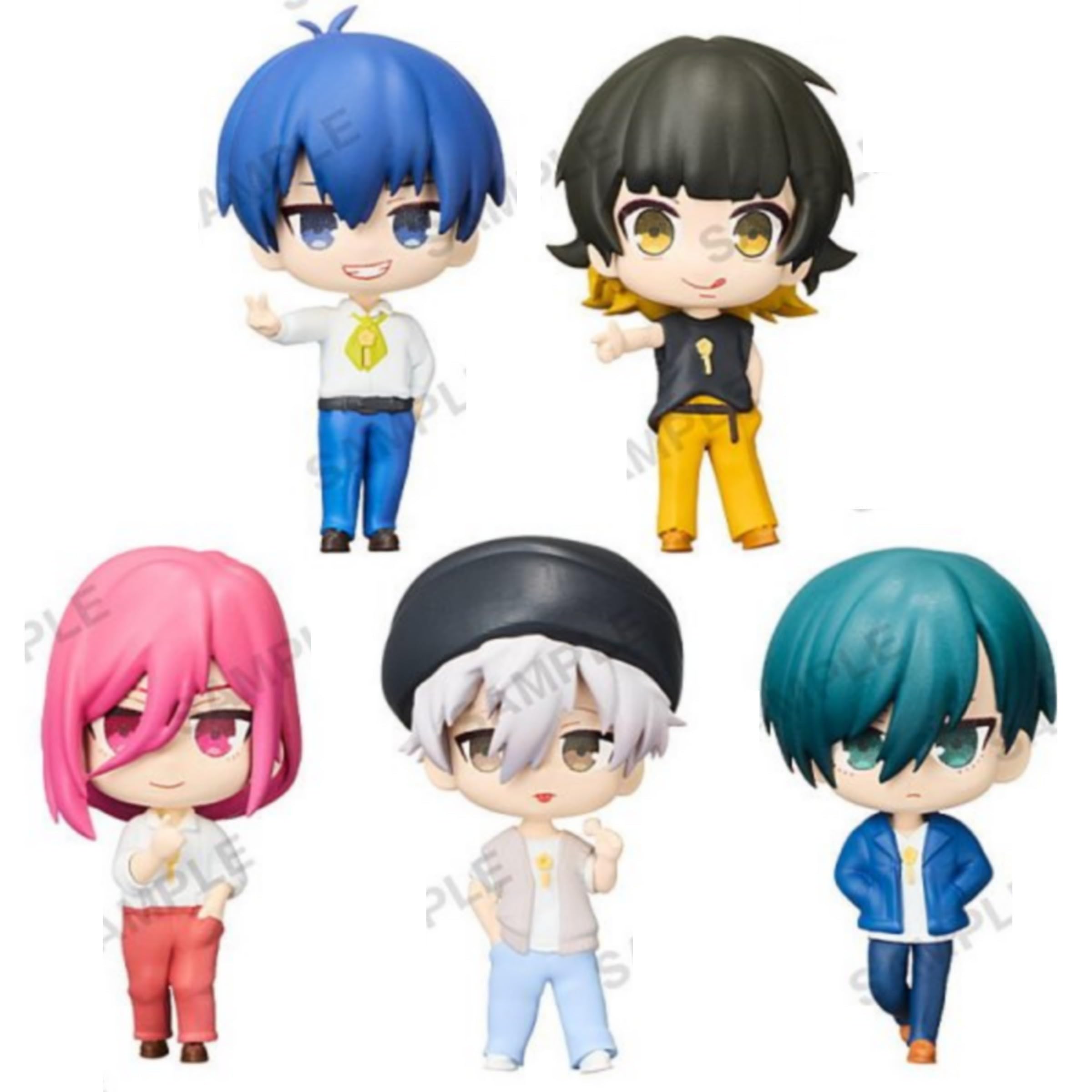 ブルーロック コレクションフィギュア リッチ BLUELOCK COLLECTION FIGURE RICH × 全5種セット フルコンプ ガチャガチャ カプセルトイ