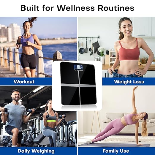 Báscula de Baño Digital Smart Body Weight con App, 400 lb miniatura 7