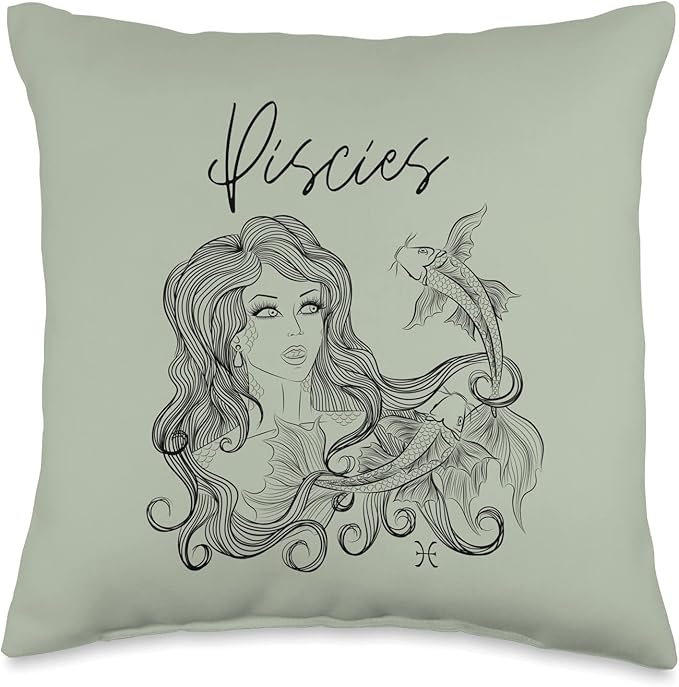 Pisces Throw Pillow