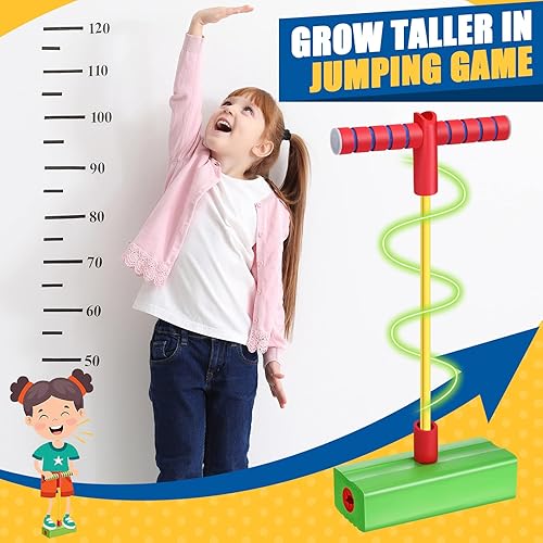 Miniatura 6 de 4 piezas Pogo Stick Pogo Jumper de espuma para niños, juguete divertido y seguro para adolescentes y adultos, regalo de deportes en interiores y