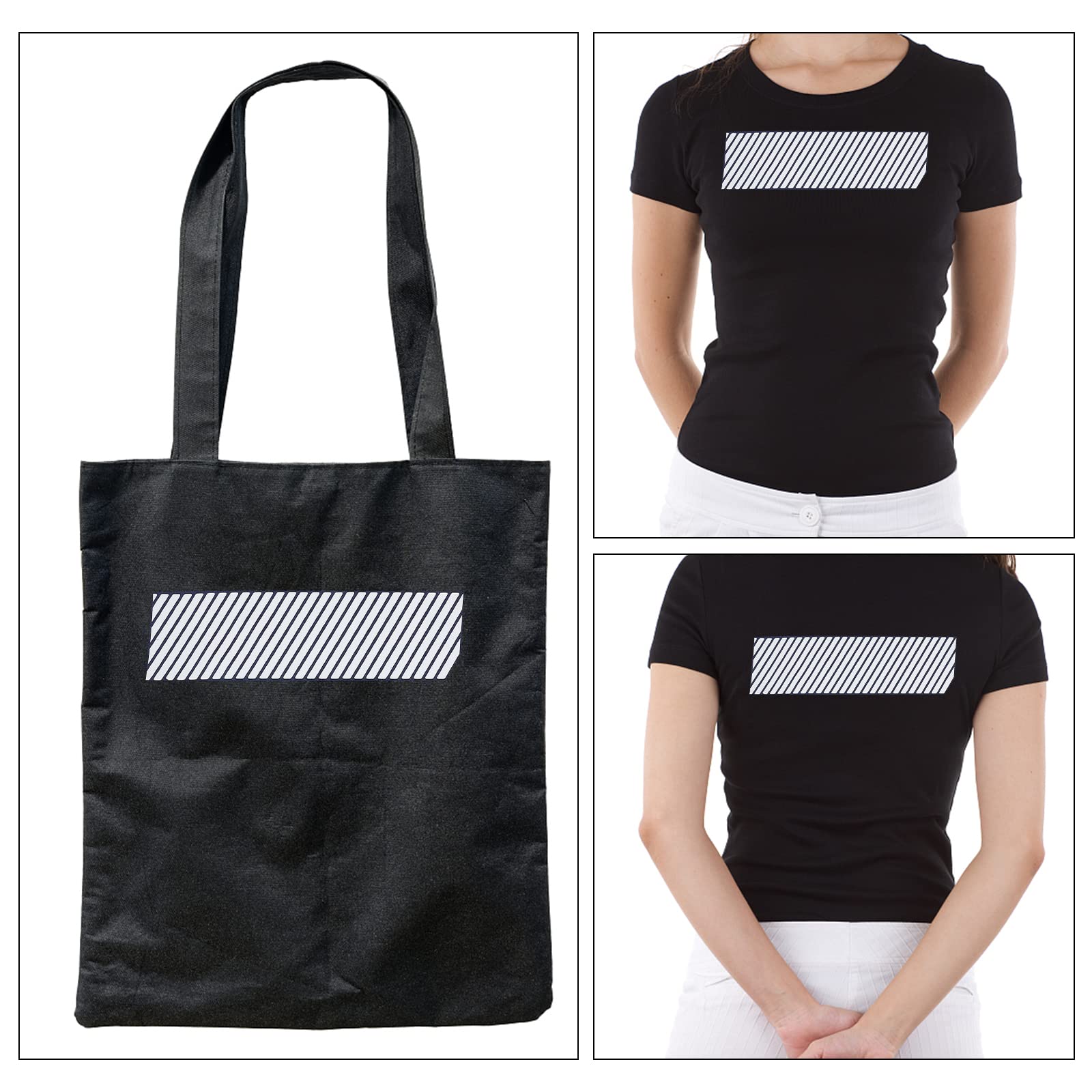 GORGECRAFT - Cinta Reflectante Plateada de 2" X 33 pie para Planchar con Calor En Transferencias, Alta Visibilidad, Advertencia de Seguridad, Película de Vinilo, Parches de Tela para Camiseta, Bolsa