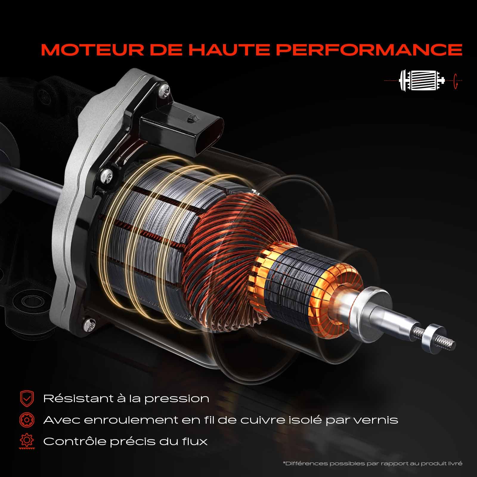 Frankberg Pompe à eau, refroidissement moteur, électrique, 4 broches, | Compatible avec: Série 1 Cabriolet E88, Série 1 E81, Coupé Série 3 E92, Série 3 Touring E91, Série 3 E90