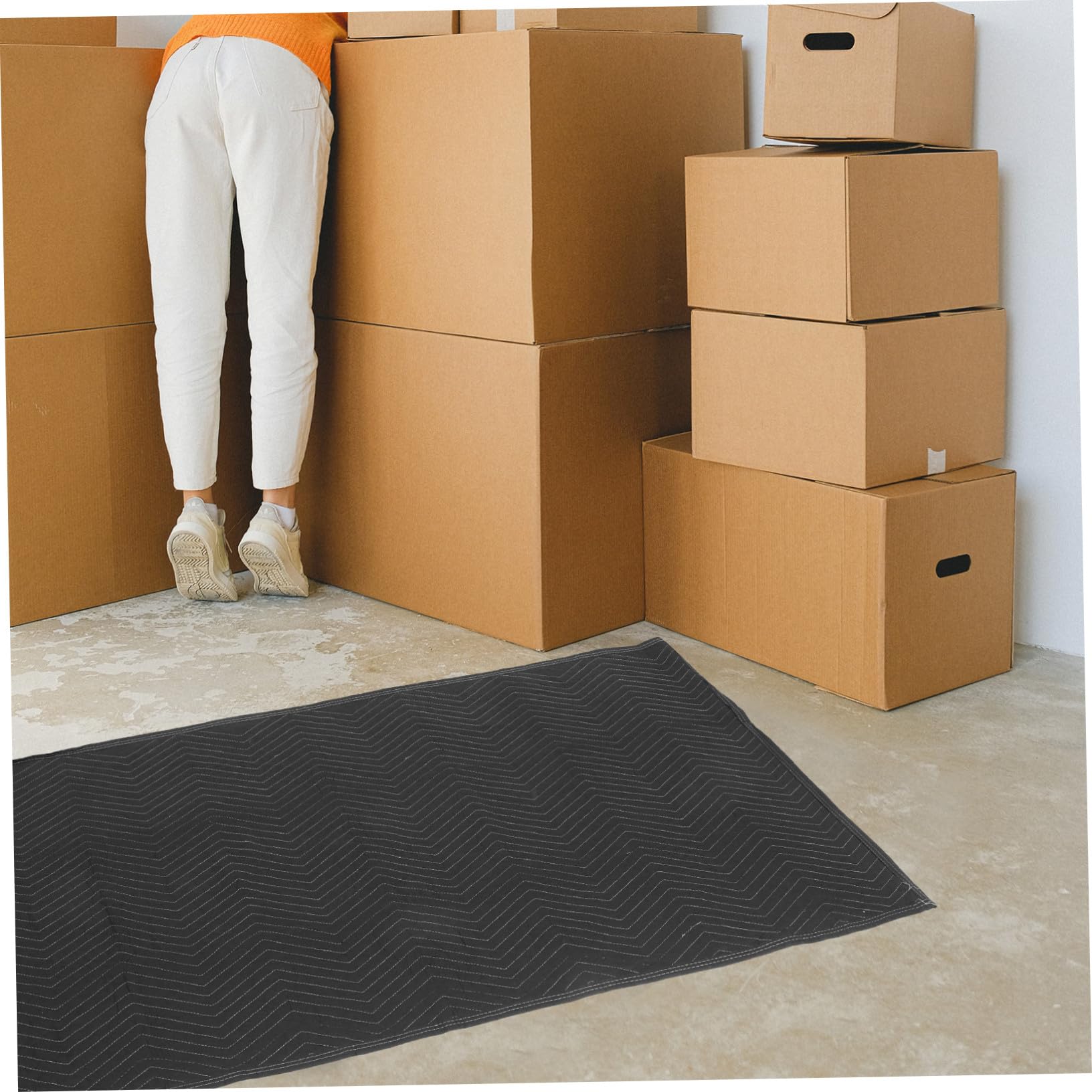 NUOBESTY Textil-umzugsdecken Möbeldecken Zum Packen Schwerlast-möbelumzugsdecken Schutzdecken Für Möbel Gepolsterte Steppdecken Frachtdecken Für Sicheren Möbeltransport