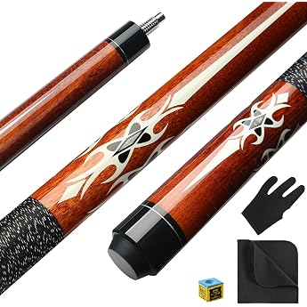 Pool Queue 58 Zoll Billard Queue Kanadischer Ahornholz Pool Cue 13mm Spitzen f r Professionelle Billardspieler 1/2 Maple Queue Sticks f r Billard Tisch Sport