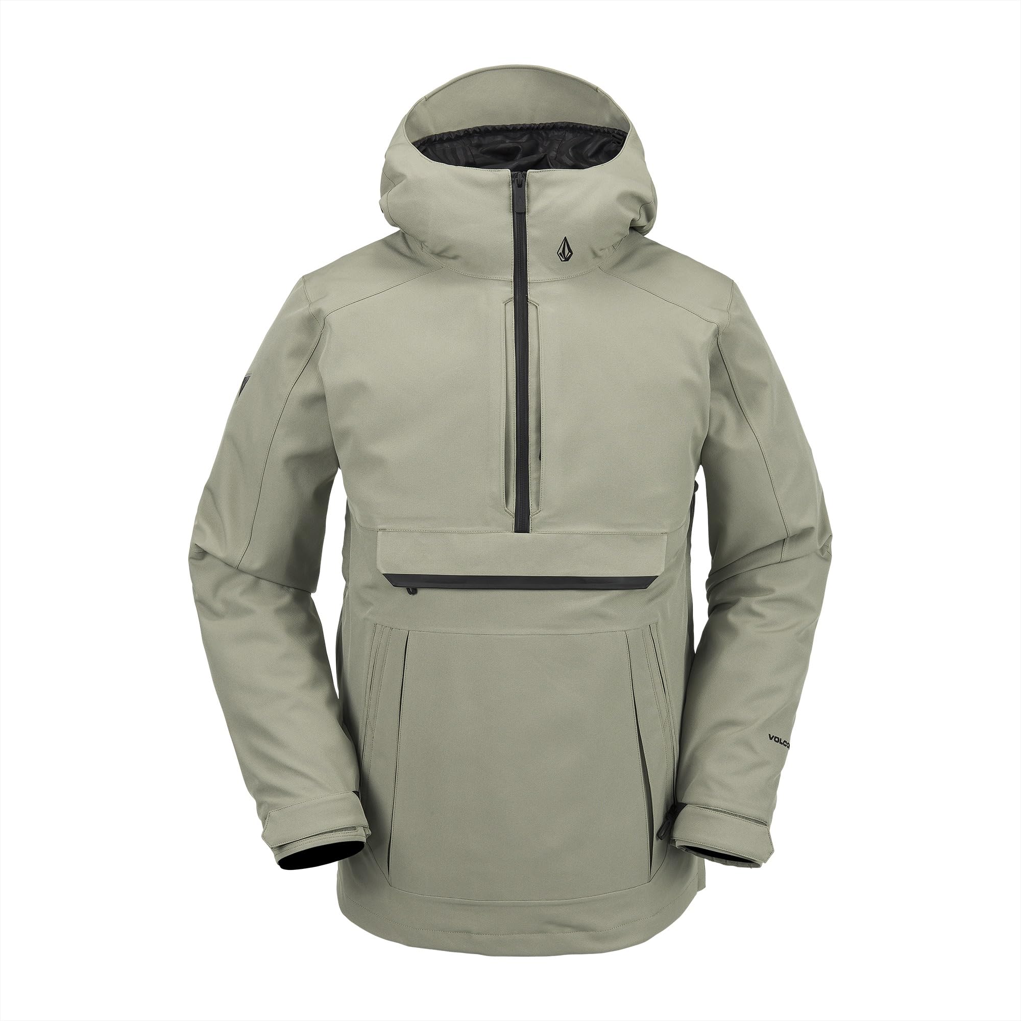 Volcom Men's Brighton Pullover Anarok Hooded Snowboard Jacket