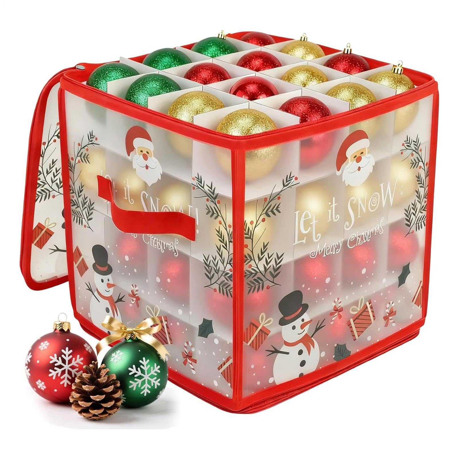 Grand rangement décorations de Noël pour optimiser l'espace du garage au sous-sol