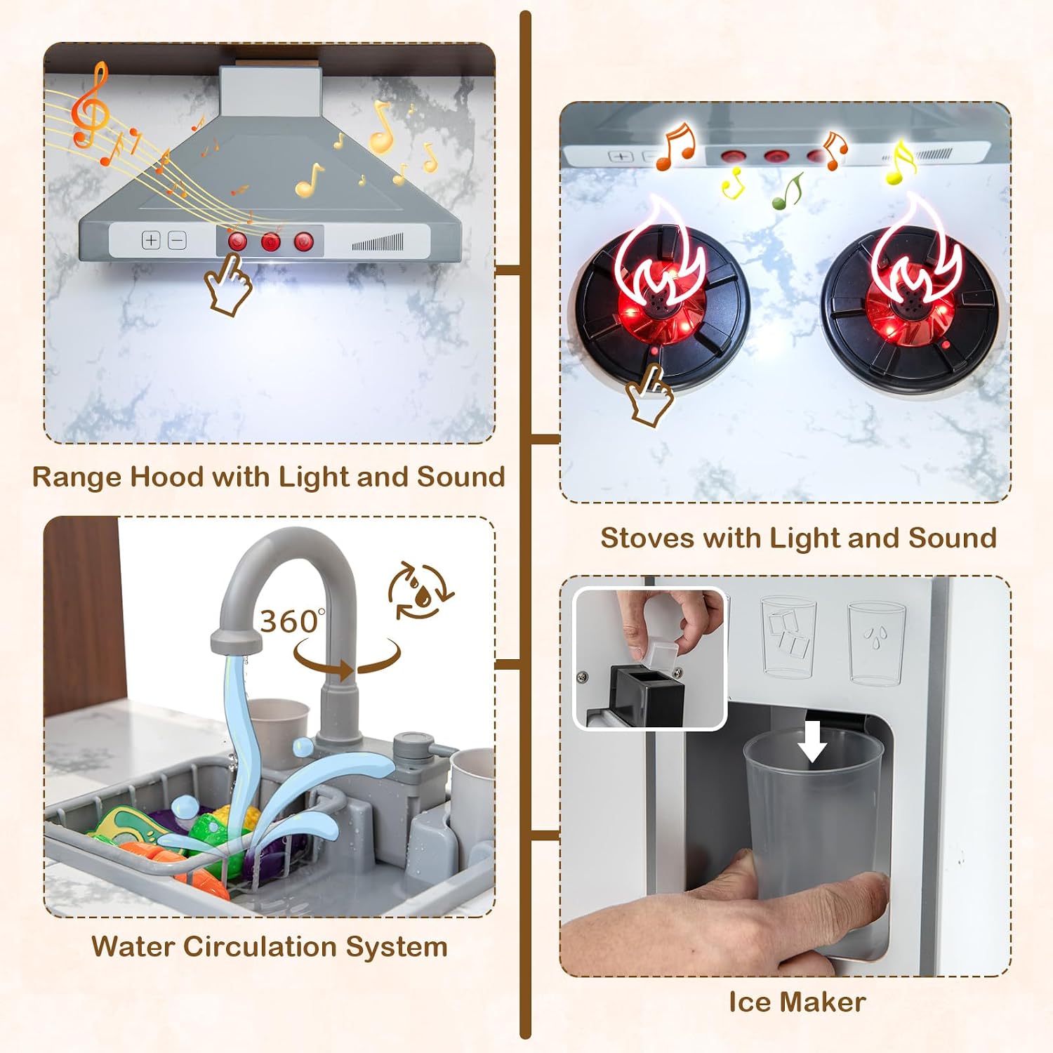 Fregadero de Juguete con circulación de agua eléctrica - My Store Fregadero de Juguete con circulación de agua eléctrica - My Store