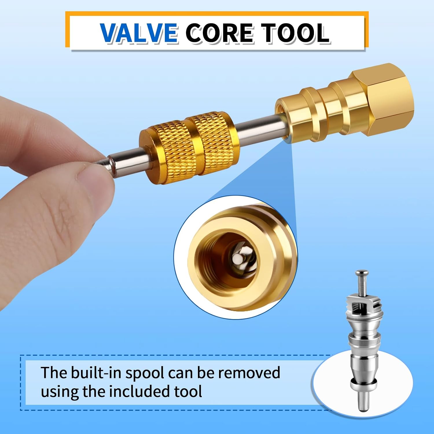 Boltigen Piercing Valve for Refrigerator-BPV31 Bullet Piercing Valve with Brass Low Side R12 to R134a Conversion Adapter Line Tap Valve A/C Retrofit Valve Kit, for HVAC Fridge Refrigerant System