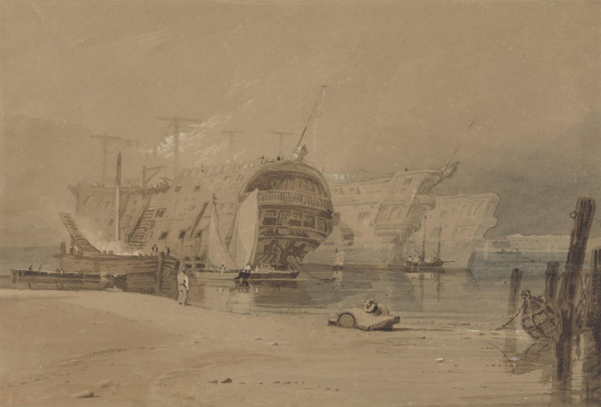 Cuadro de lienzo de Samuel Prout con famosas impresiones artísticas de pintura de 60x90cm 5