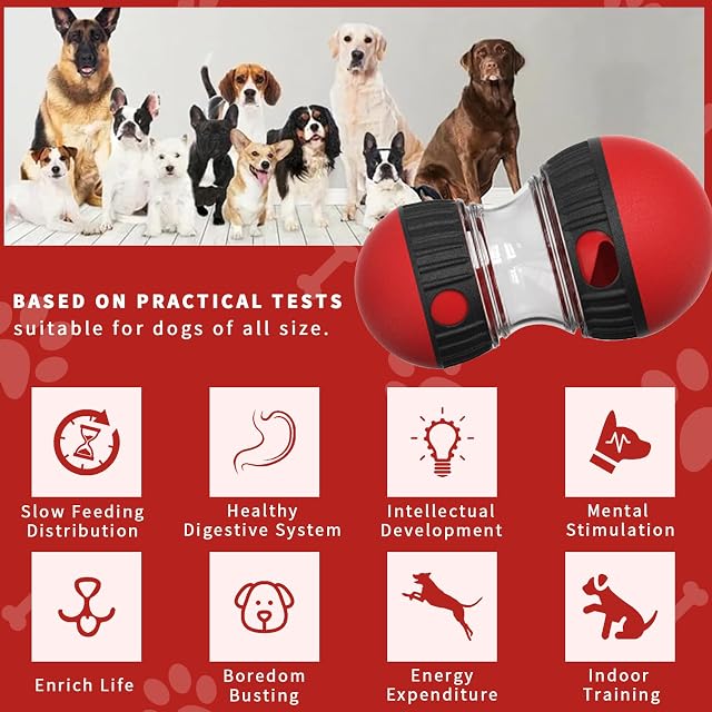 Foto 5 de 7 de Juguetes interactivos para perros, juguete de rompecabezas para perros