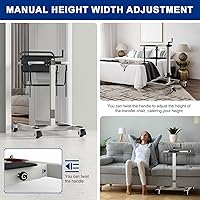 Vista 4 de Silla de transferencia de pacientes para el hogar - Silla de ruedas portátil a dispositivo de transferencia de automóvil, silla de transferencia