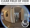 Door Viewer, Solid Brass 220 Degree Peephole, with 16mm (5/8) Drill Bit Wide Angle Door Spy Hole, Security for Front Door for 35-60mm Thick Doors Peep Hole, Door Spyhole for Safety, Bronze