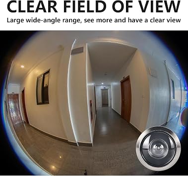 Door Viewer, Solid Brass 220 Degree Peephole, with 16mm (5/8
