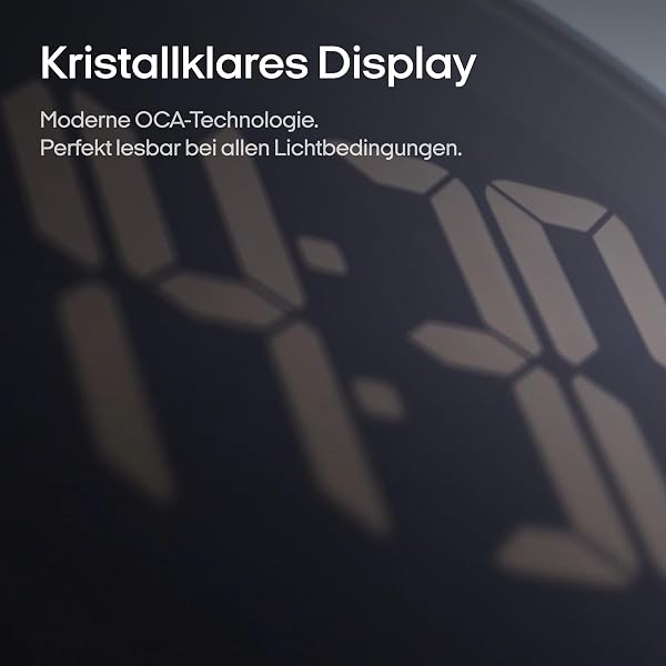 OOONO P-DISC NO4 – Elektronische Parkscheibe im kompakten Design mit automatischer Zeiteinstellung, Hochkontrast-Display & bis zu 3 Jahren Batterielaufzeit (Schwarz) - 5