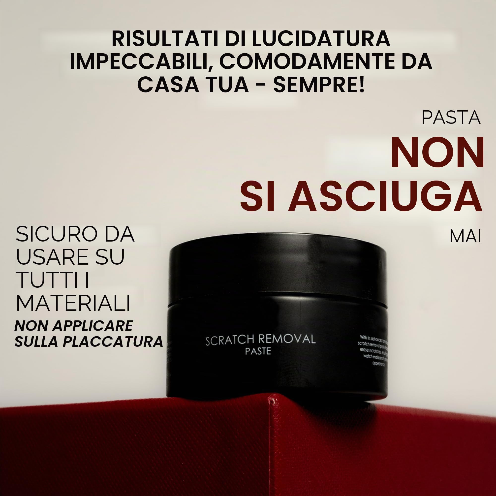 Pasta lucidante e detergente premium per Rolex, orologi di lusso e gioielli - Rimuove graffi, abrasioni e ripristina la lucentezza, kit di lucidatura per orologi 30 g