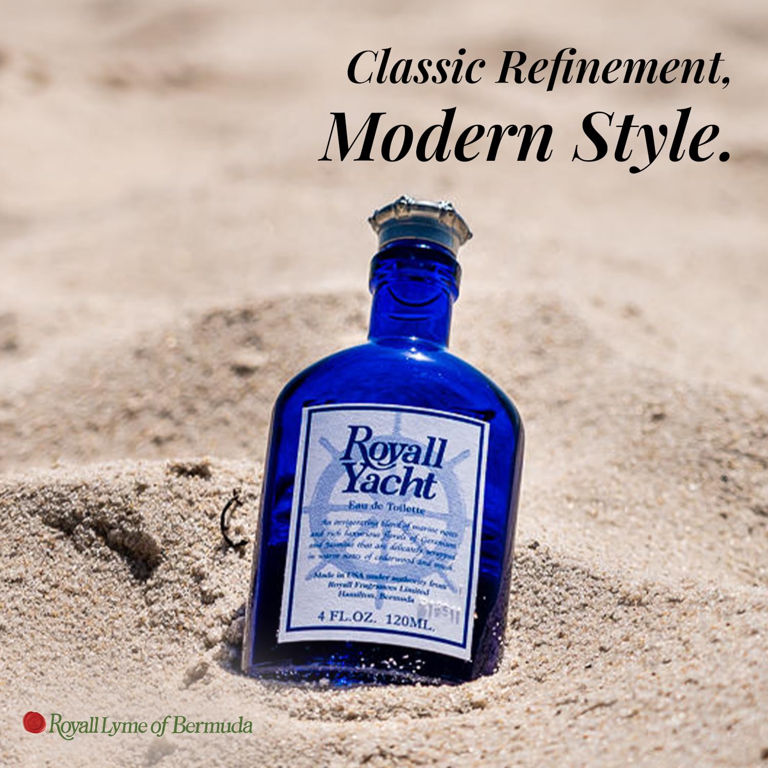 ROYALL YACHT Men's Eau de Toilette Marine Citrus & Vetiver Fragrance