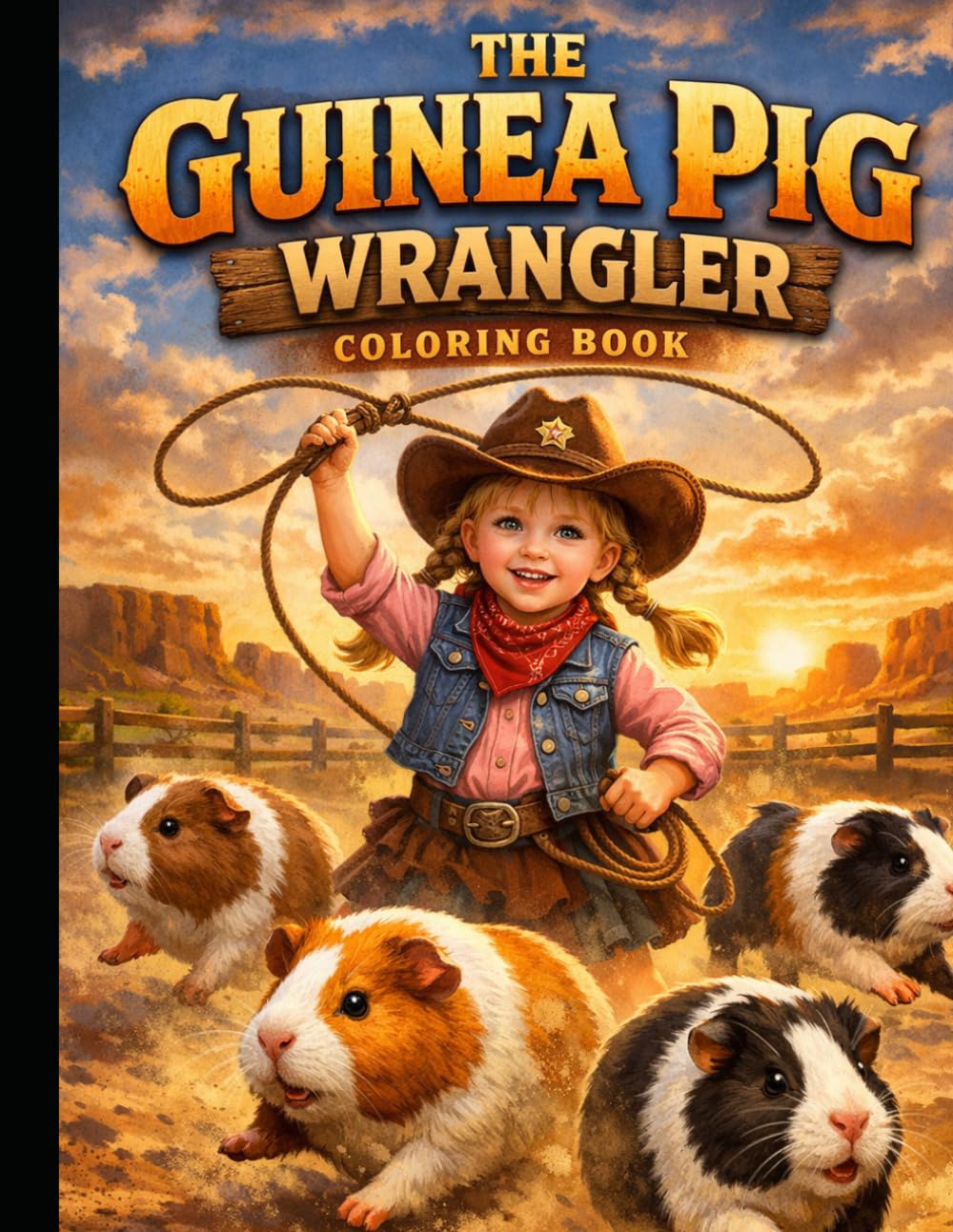 The Guinea Pig Wrangler Coloring Book