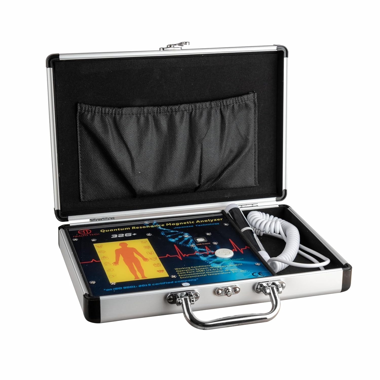INDIA's Indias Japanese Technology 8Th Generation Quantum Resonance Magnetic Analyzer Full Body Check-Up Machine (Silver)