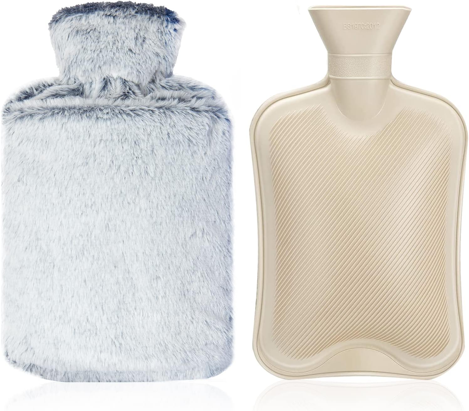 Hot Water Bottle 2 Liter with Hand Pocket Cover, Hot Water