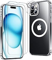 Vista 12 de Red2Fire Funda Magnética para iPhone 15 Plus Funda para iPhone 14 Plus Transparente, [Compatible con MagSafe][Protección contra Caídas de Grado