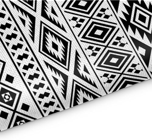 Miniatura 3 de Classic Aztec Pattern Placemats Set of 4 Table Mats Washable Placemat Waterproof Place Mats for Party Home Dining Table Decor 18x12 in