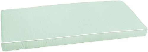 Miniatura 28 de Mozaic - Cojín para banco de interiores y exteriores, color azul. Azul mezclilla,Lienzo antiguo Beige,Lienzo Bay Marrón,Capri de lona.,Lona de