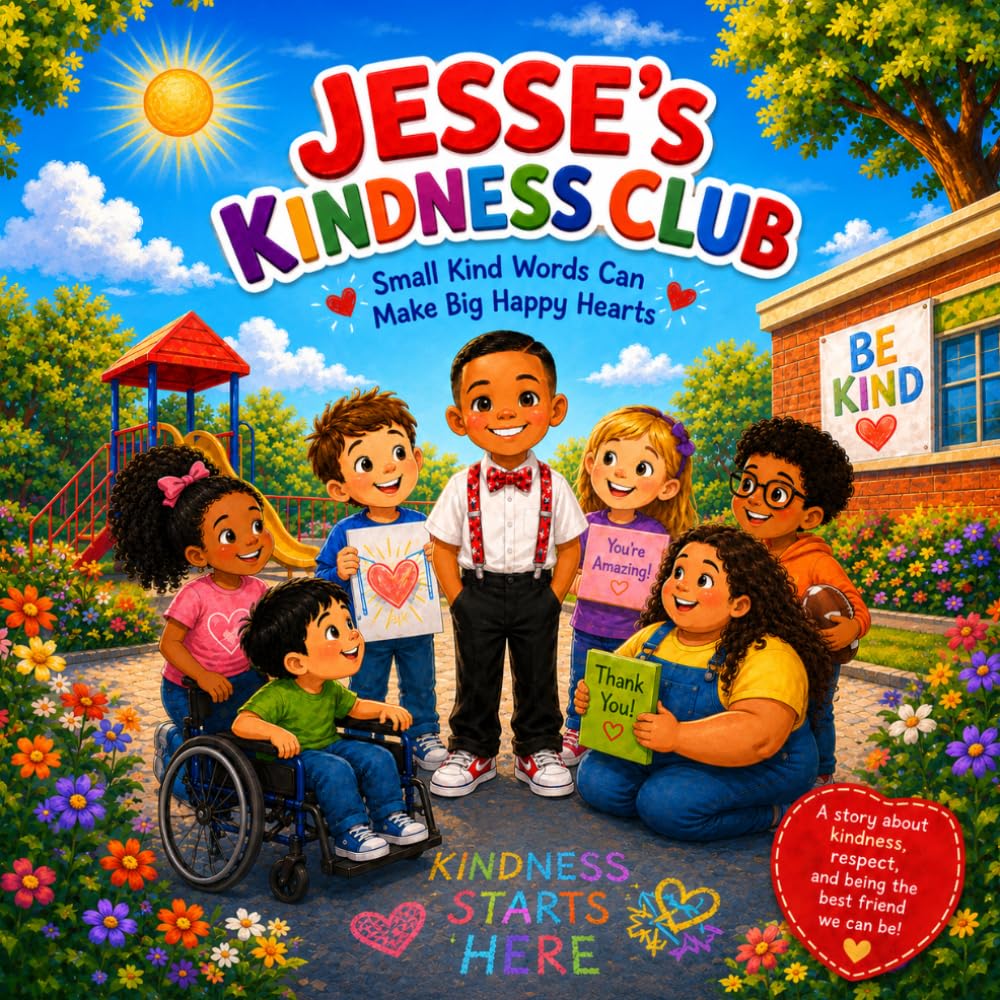 Jesse's Kindness Club: Small Kind Words Can Make Big Happy Hearts