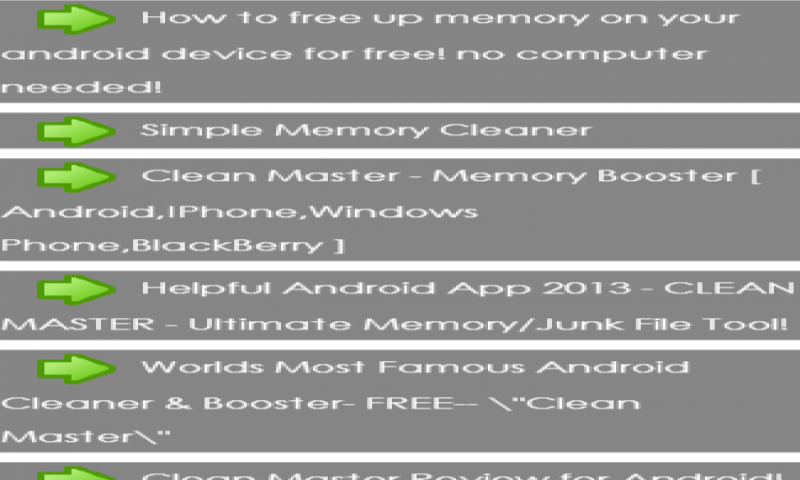 memory cleaner android - App on Amazon Appstore