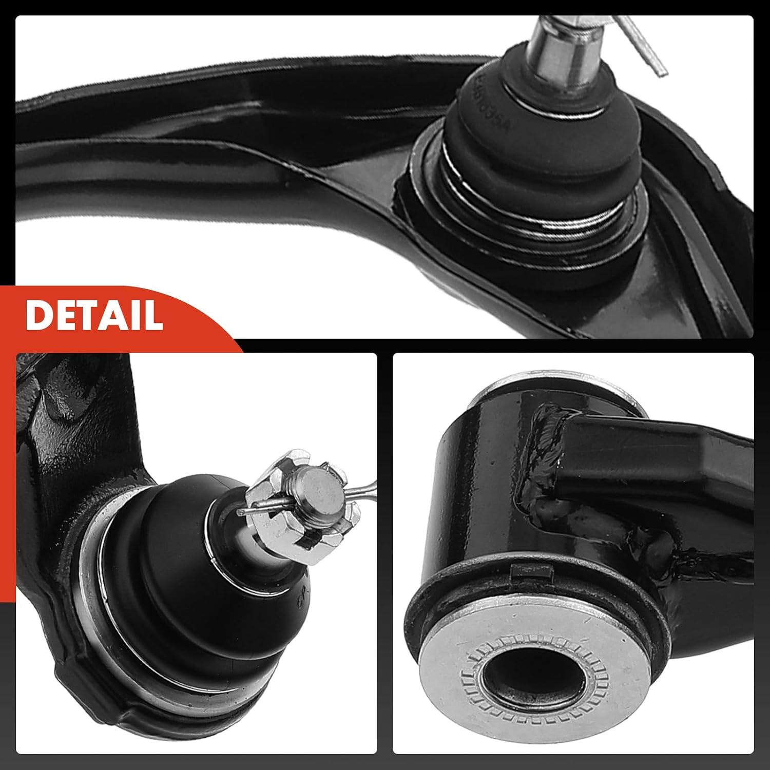 A-Premium Set of 4, Front Upper & Lower Control Arm Kit, with Ball Joint & Bushing, Compatible with Toyota 4Runner 2003-2009, FJ Cruiser 2007-2009, Lexus GX470 2003-2009