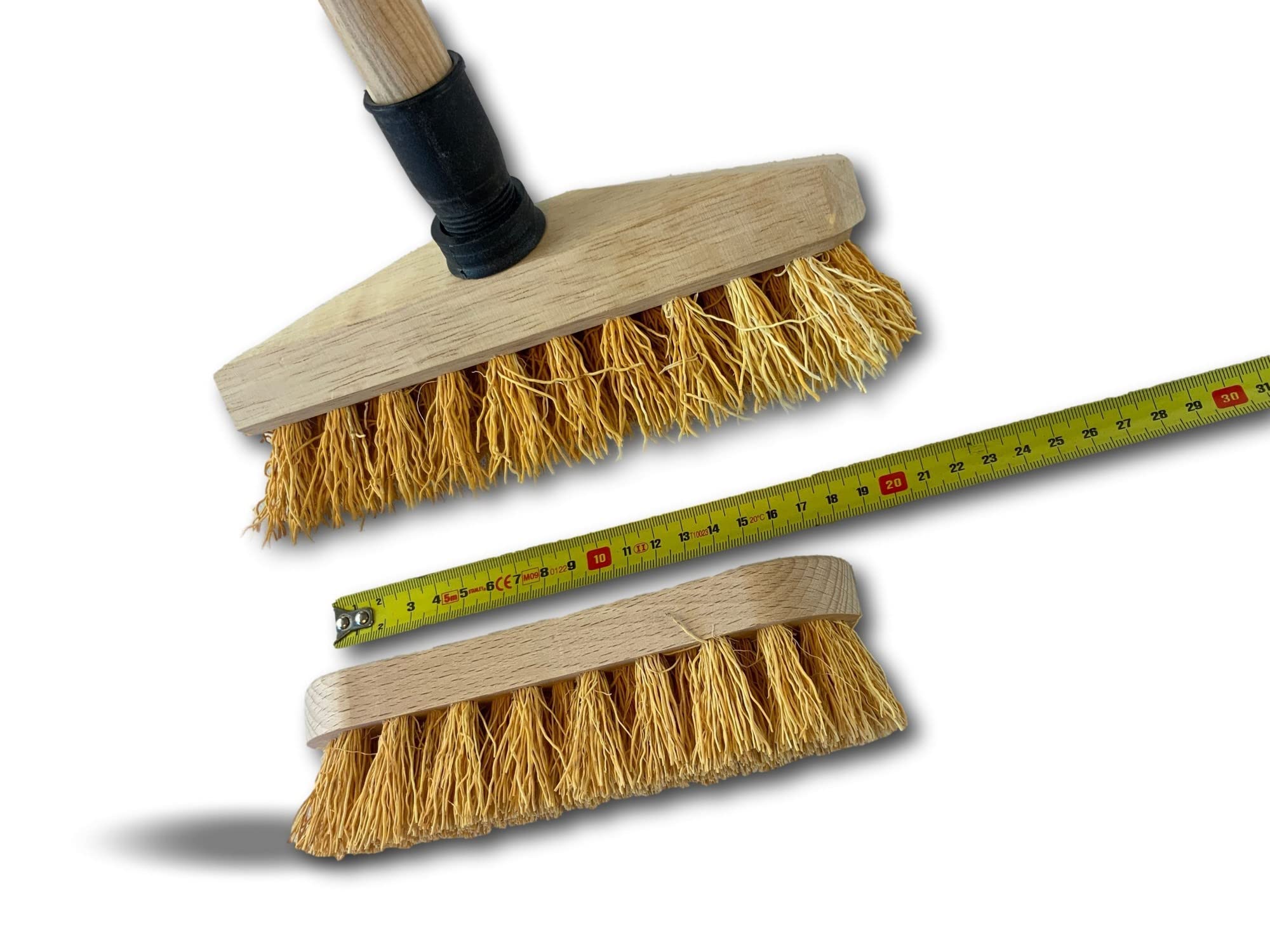 Kibros Kit Balai Lave-Pont chiendent Manche Bois Seau Brosse à Laver