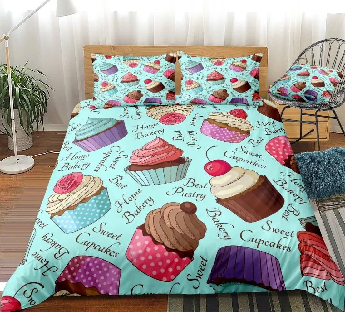 Housse de Couette 240x260 Douce et Confortable avec 2 Taies d'Oreiller Adulte