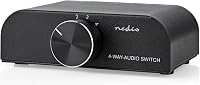NEDIS Audio Switch 4 forráshoz RCA és Jack bemenettel, alumínium 1