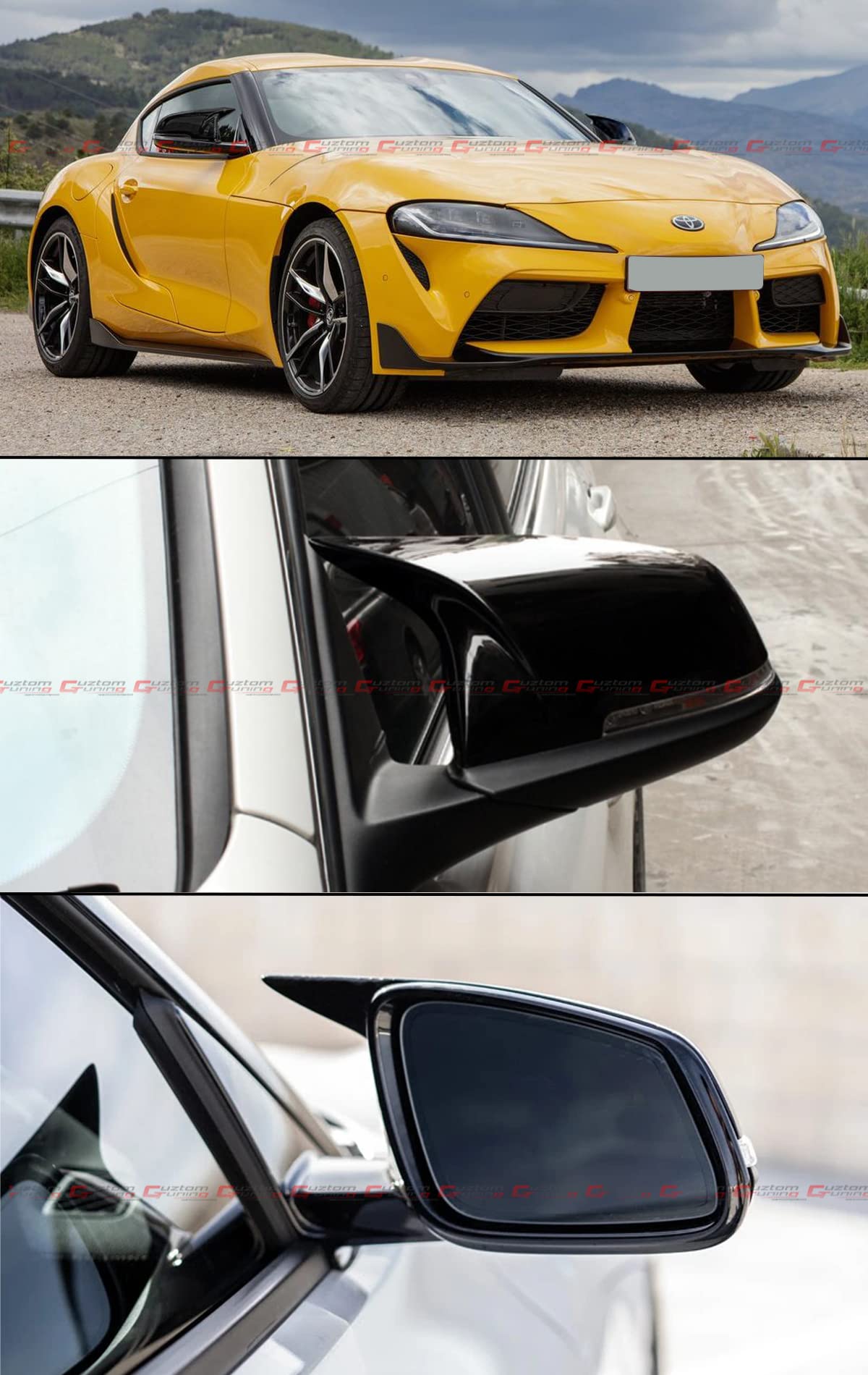 ADDICTION supra HYCADE A90用ミラー Amazon.com: M Style Gloss Black Replacement Side View Mirror