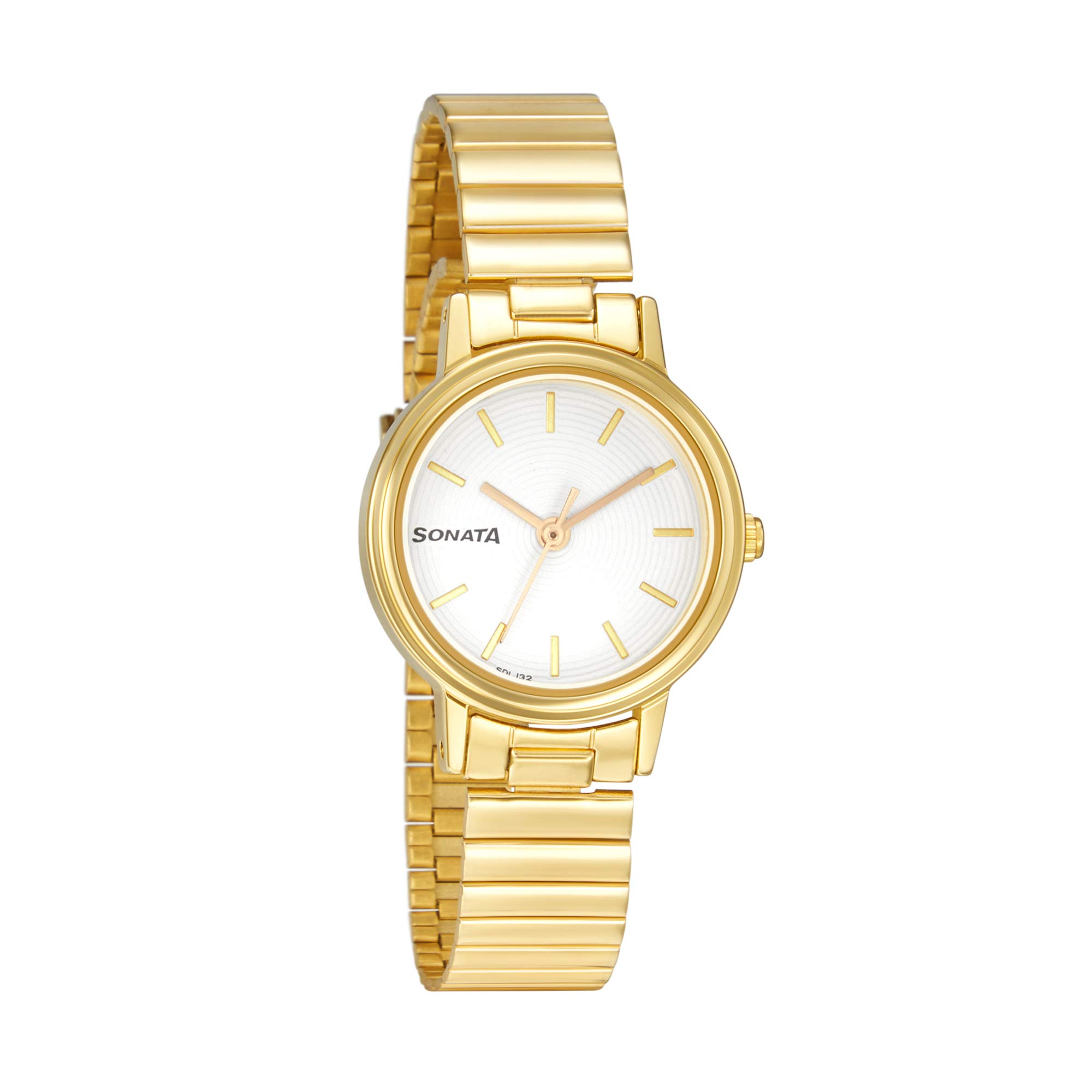 Sonata Essentials White Dial Women Watch With Stainless Steel Strap-NS8096YM07 (B08W54R2Q7) Amazon Price History, Amazon Price Tracker
