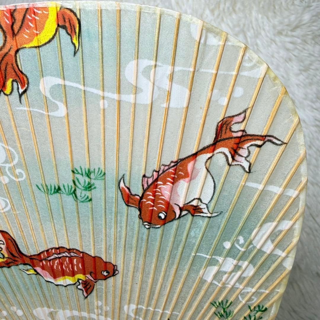 水うちわ　岐阜　美濃手漉き和紙　金魚 Amazon.co.jp: 水うちわ 岐阜 美濃手漉き和紙 金魚 : おもちゃ