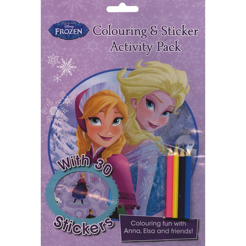 Disney Frozen Colouring & Sticker Activity Pack: Colouring Fun with ...