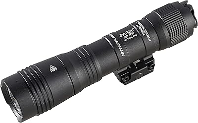 Streamlight 89003 ProTac 2.0 2000-Lumen Rail Mount High Lumen Tactical Rechargeable Long Weapon-Mounted Flashlight with SL-B50 Battery Pack and USB-C Cord, Black