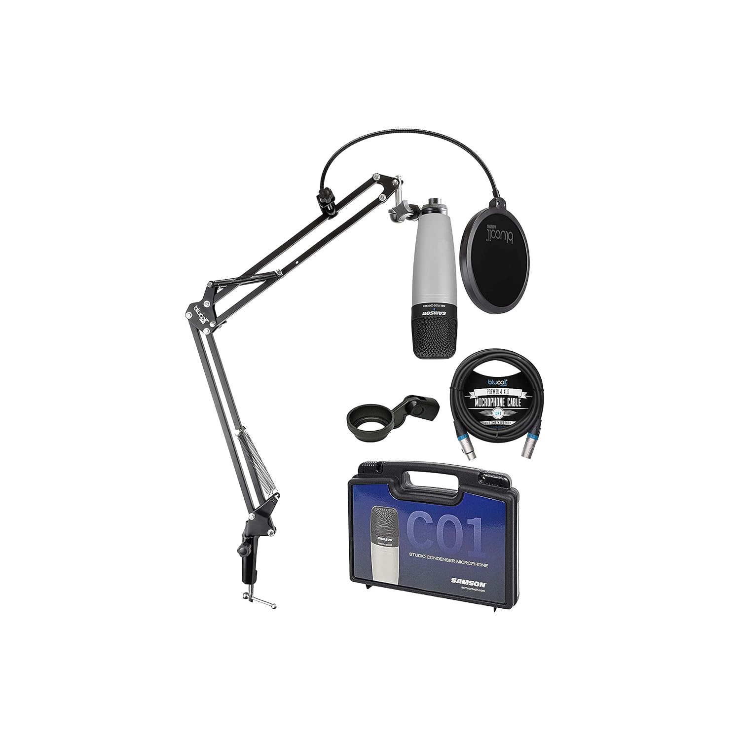 Samson C01 LargeDiaphragm Condenser Microphone for Recording Vocals