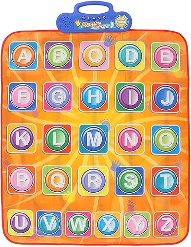 TYTOGE Tapete de baile de juguetes de música, tapete de baile para niños y niñas, para el hogar, divertido volumen ajustable, almohadilla de baile