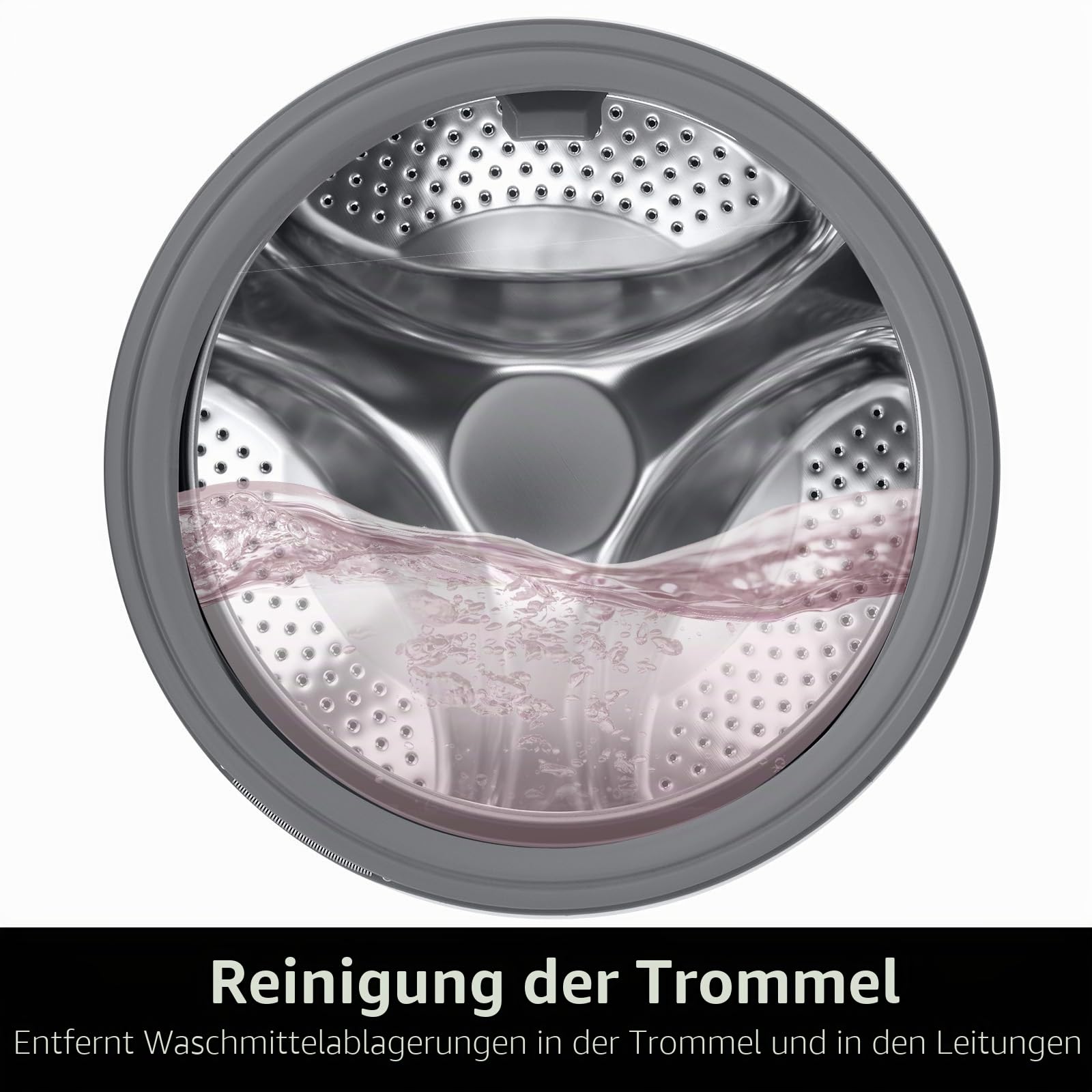 LG F4NA10S7NWK Waschmaschine Slim 7 kg Frontlader Serie A1, Klasse A, 1400 Umdrehungen, Hygieneprogramm mit Dampf, Schnellwäsche, Wollprogramm, freistehend, schlichtes Design, Weiß