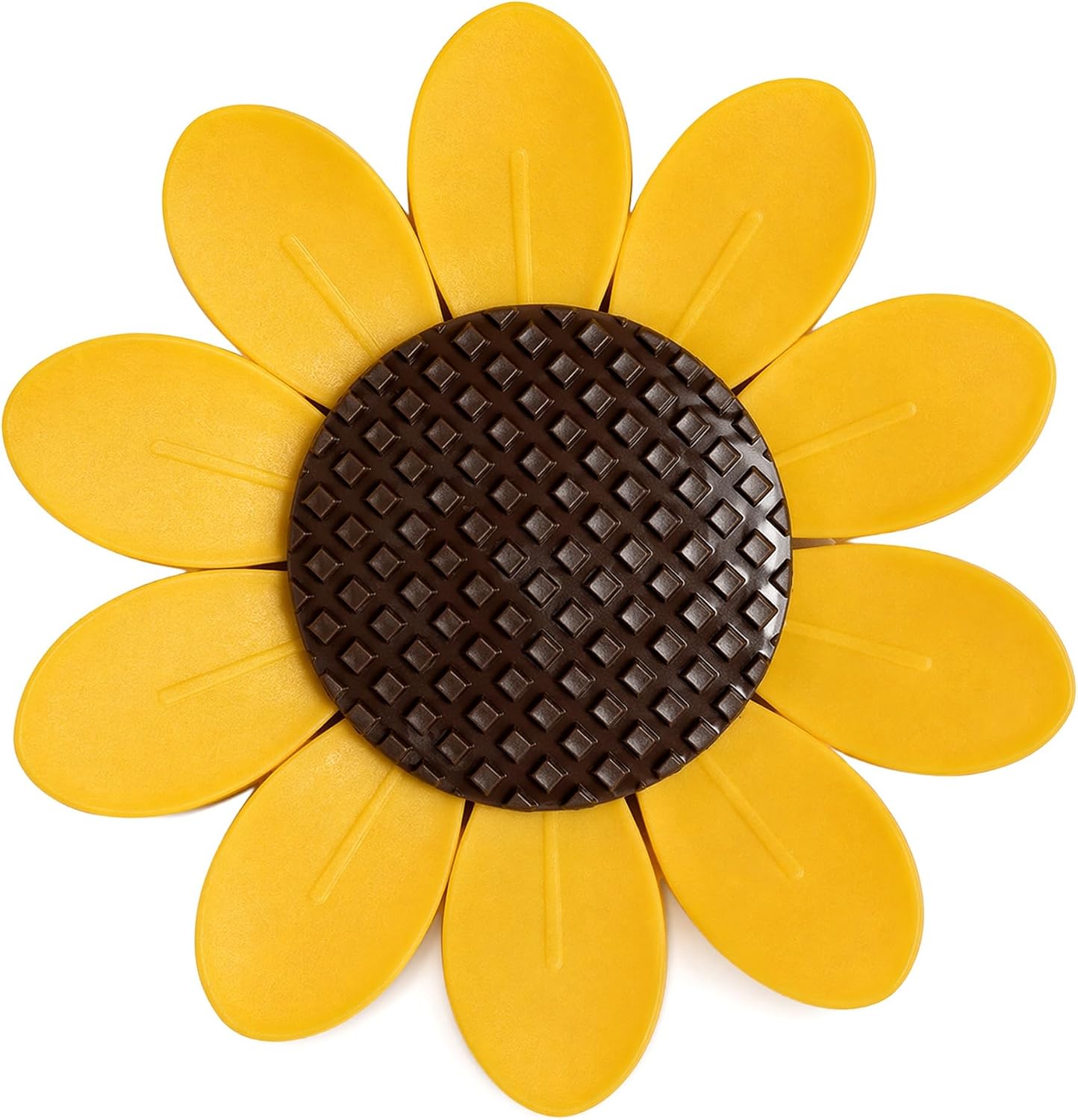 Sunflower Magnetic Bag Clips Set (10 Pack) - Decorative Petal-Shaped Food Sealing Clips with Strong Magnetic Base - Cute Fridge Magnets & Kitchen Organizer for Potato Chips, Snacks